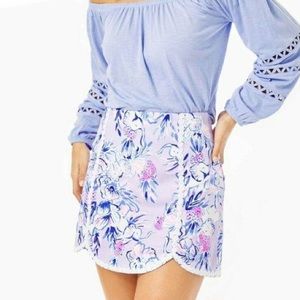 Lilly Pulitzer Patty Skirt / Skort Light Lilac Verbena NWT